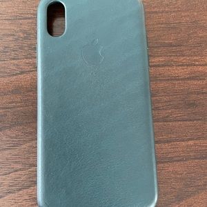 Apple iPhone Xs Leather Case
